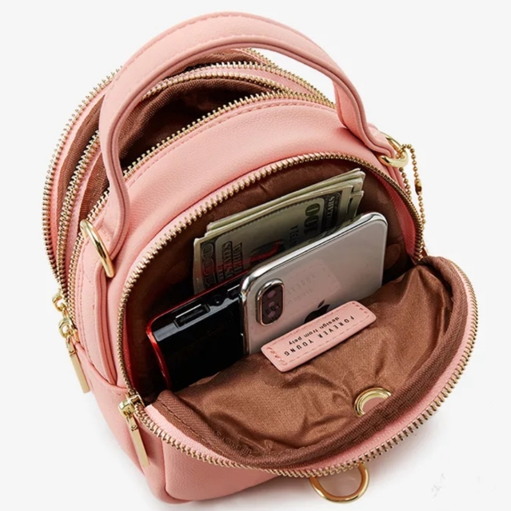 SOLD !!! PIERRE LOUES MINI BLACK BACKPACK - Picture 11 of 16